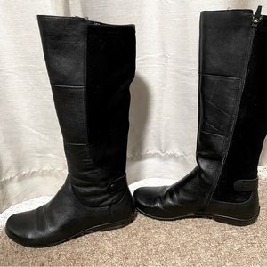 Dansko black knee boots size 40